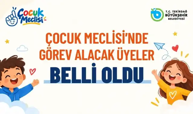 Tekirdağ Çocuk Meclisi üyeleri kura ile belirlendi